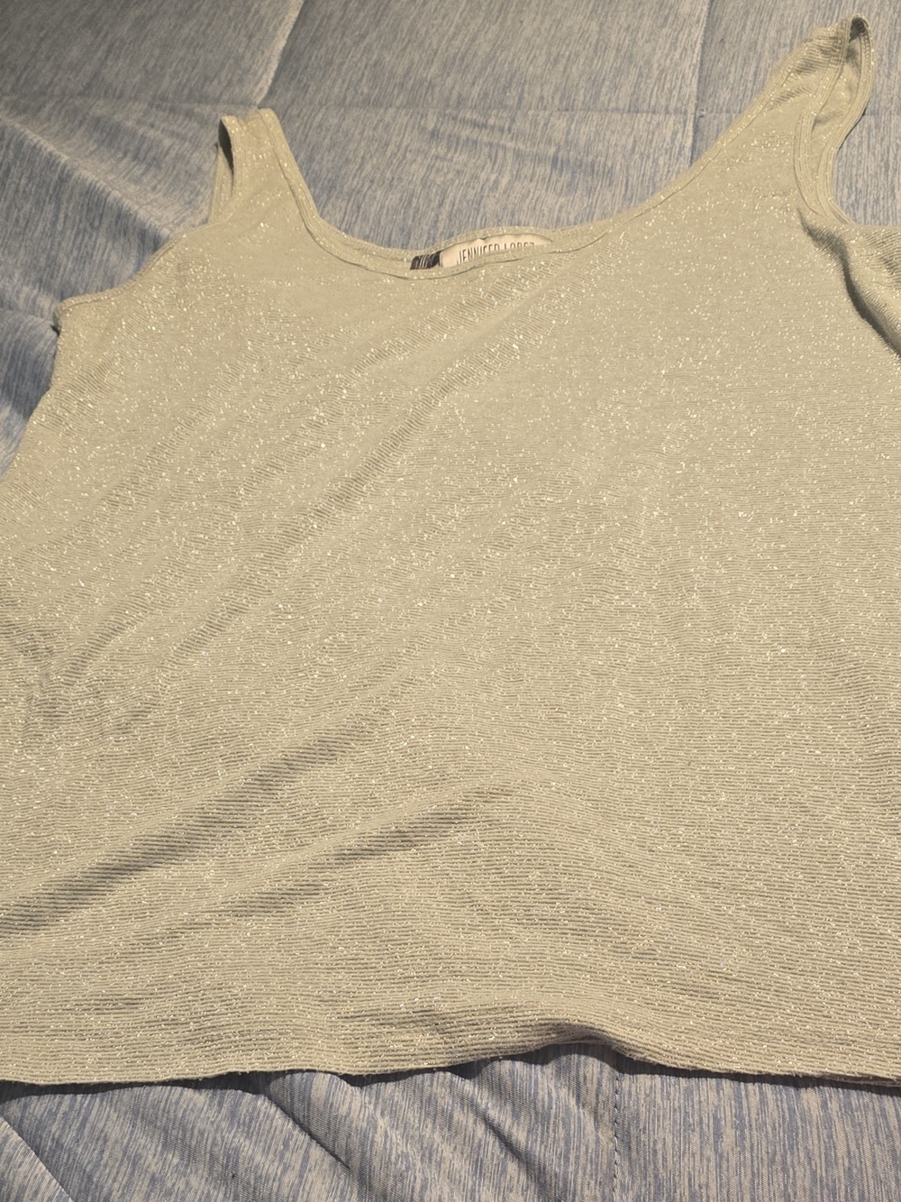 Jennifer Lopez Metallic Tank Top
